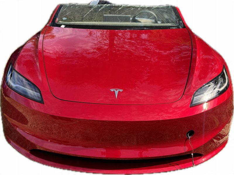 TESLA MODEL 3 LIFT PRZÓD KOMPLETNY ZDERZAK LAMPY PAS BŁOTNIKI