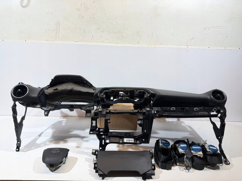 DESKA ROZDZIELCZA KONSOLA TOYOTA CHR II 23- DEMONTAŻ PODUSZKI PASY AIRBAG