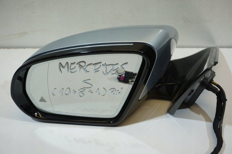 MERCEDES S KLASA W222 LUSTERKO ZEWNĘTRZNE LEWE 10+8+1 PIN