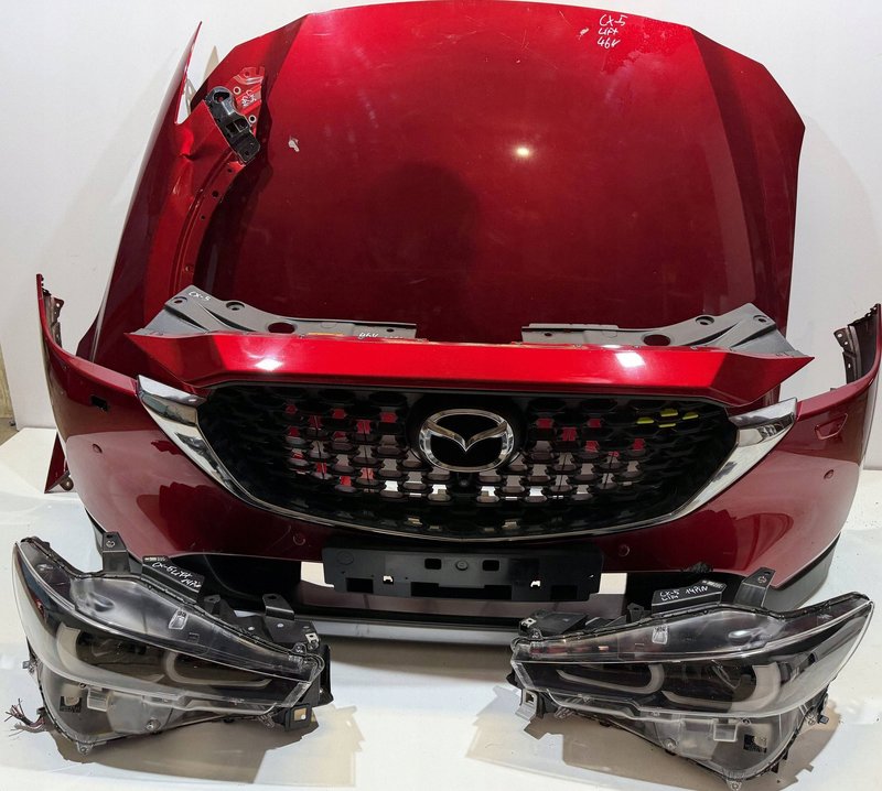MAZDA CX-5 CX5 II LIFT 46V PRZÓD KOMPLETNY PAS PRZEDNI LAMPY ZDERZAK MASKA