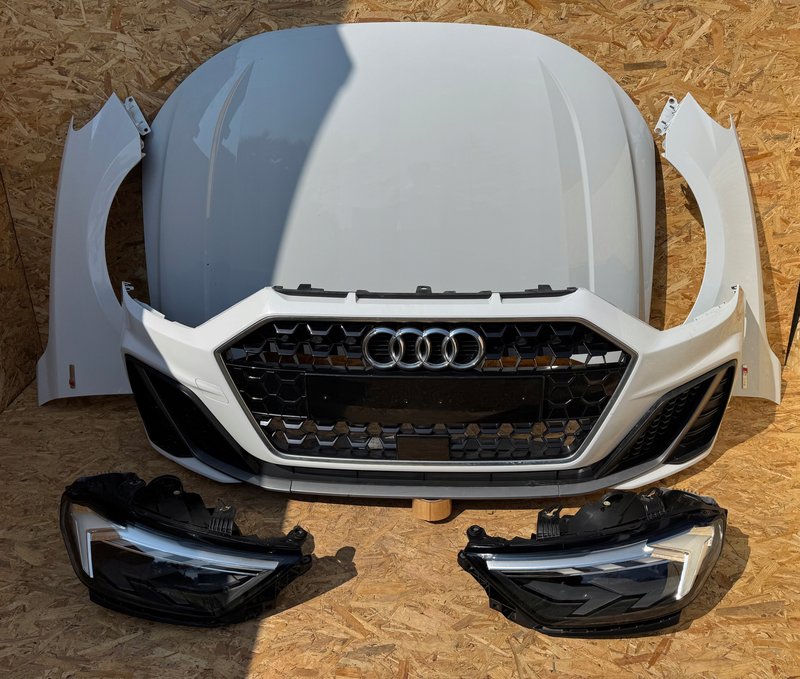 AUDI A1 II S-LINE 82A PRZÓD KOMPLETNY ZDERZAK PAS LAMPY BŁOTNIKI MASKA