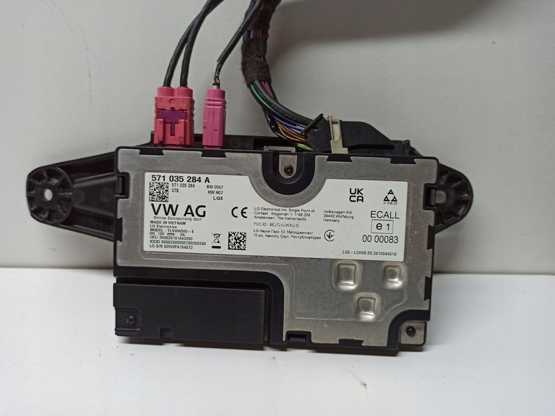 VW TIGUAN III MODUŁ STEROWNIK USŁUG ONLINE 571035284A